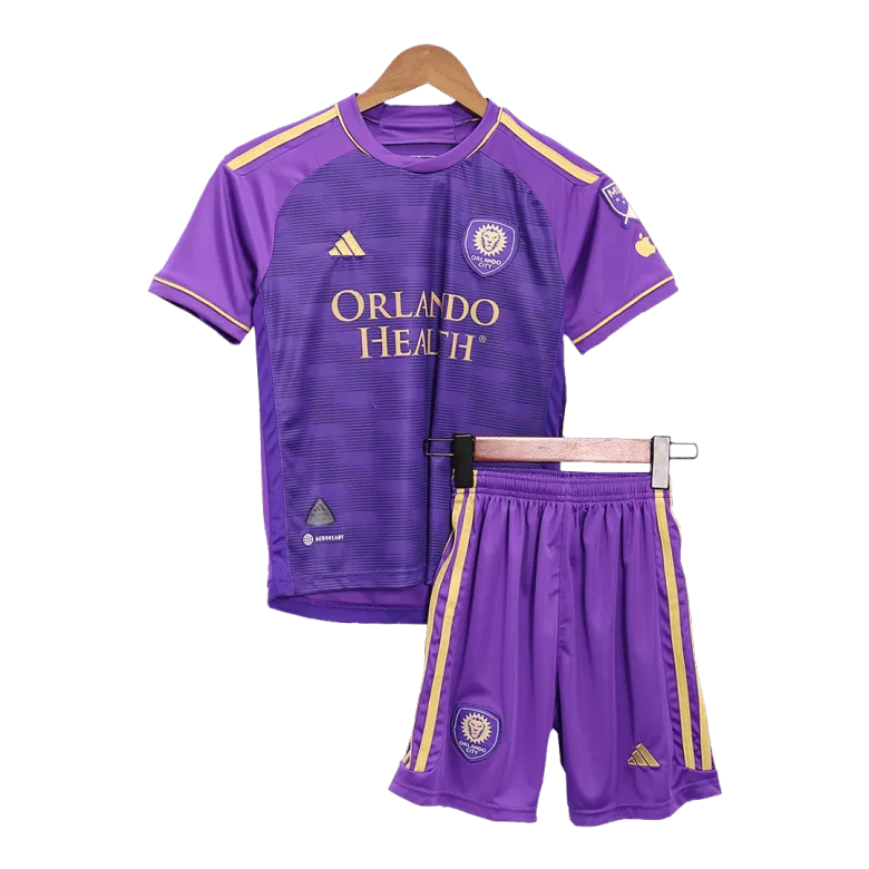 Orlando City Home Kids Jerseys Kit 2023 - vstockx