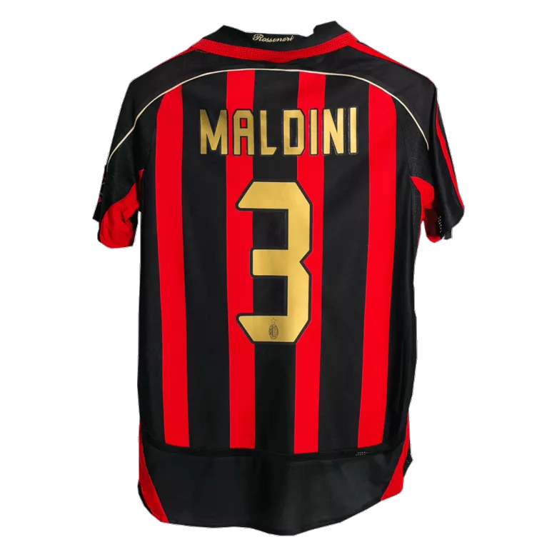 Vintage Soccer Jersey MALDINI #3 AC Milan Home 2006/07 - vstockx
