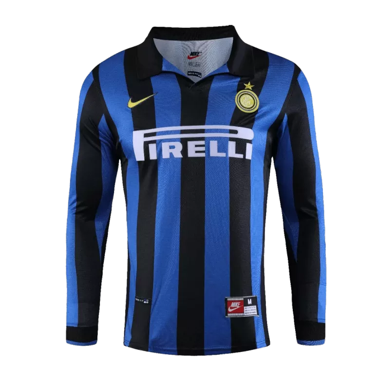Vintage Soccer Jersey Inter Milan Home Long Sleeve 1998/99              �� - vstockx