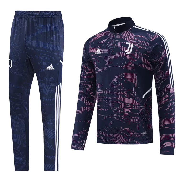 Juventus 1/4 Zip Tracksuit 2022/23 Royal Blue - vstockx