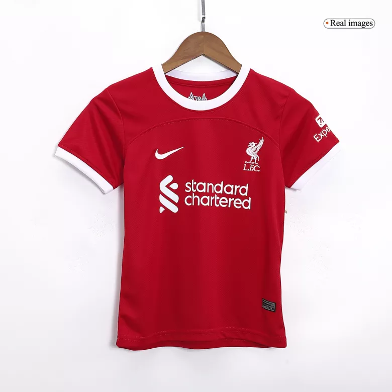 Liverpool Home Kids Jerseys Kit 2023/24 - vstockx