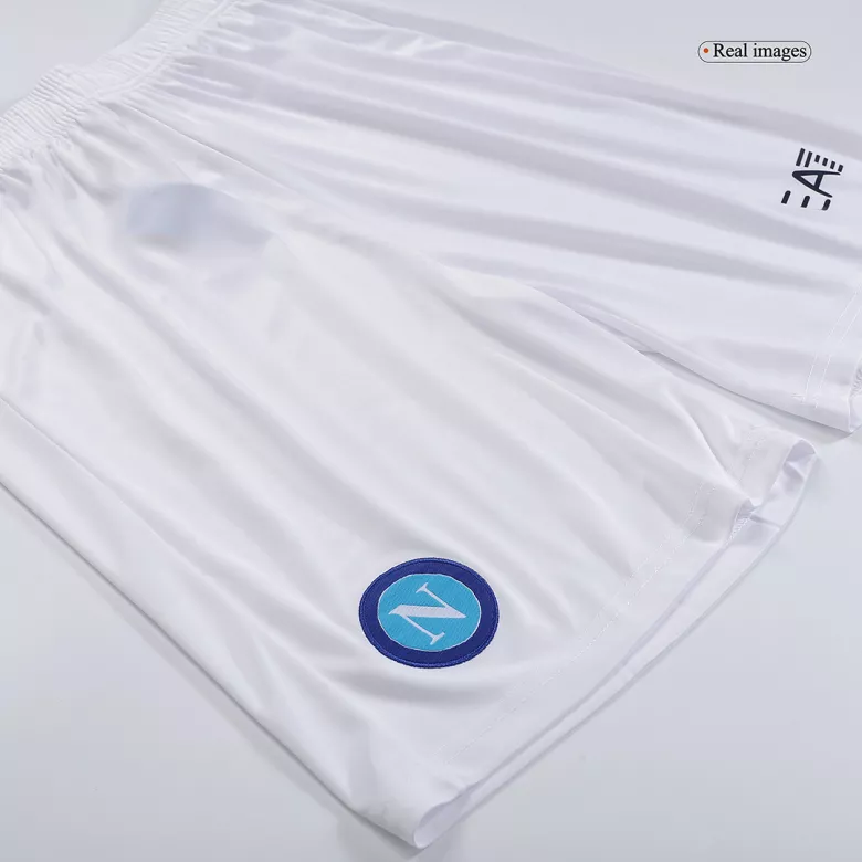 Napoli Home Shorts By EA7 2022/23 - vstockx