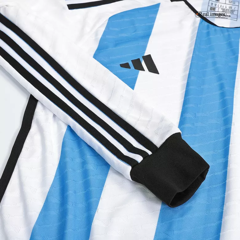 Authentic Argentina Home Long Sleeve Soccer Jersey 2022 - vstockx