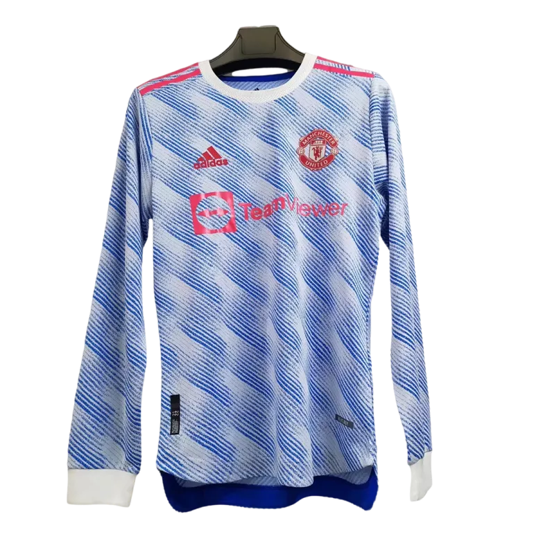 Manchester United Away Authentic Soccer Jersey 2021/22 - vstockx