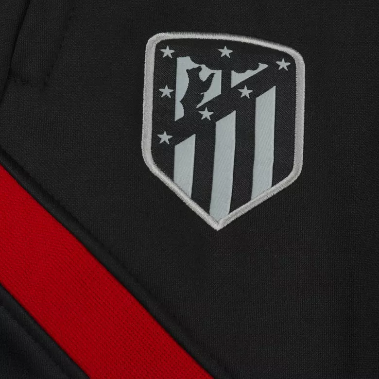 Atletico Madrid Hoodie Tracksuit 2021 Kids Red - vstockx