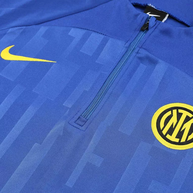 Inter Milan 1/4 Zip Tracksuit 2023/24 Blue - vstockx