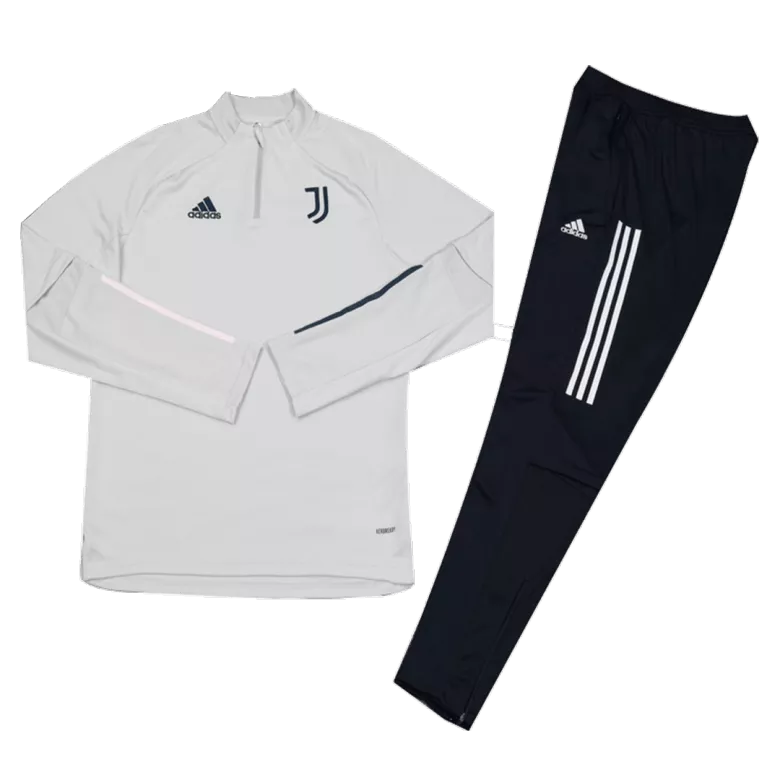 Juventus 1/4 Zip Tracksuit 2020/21 Gray - vstockx