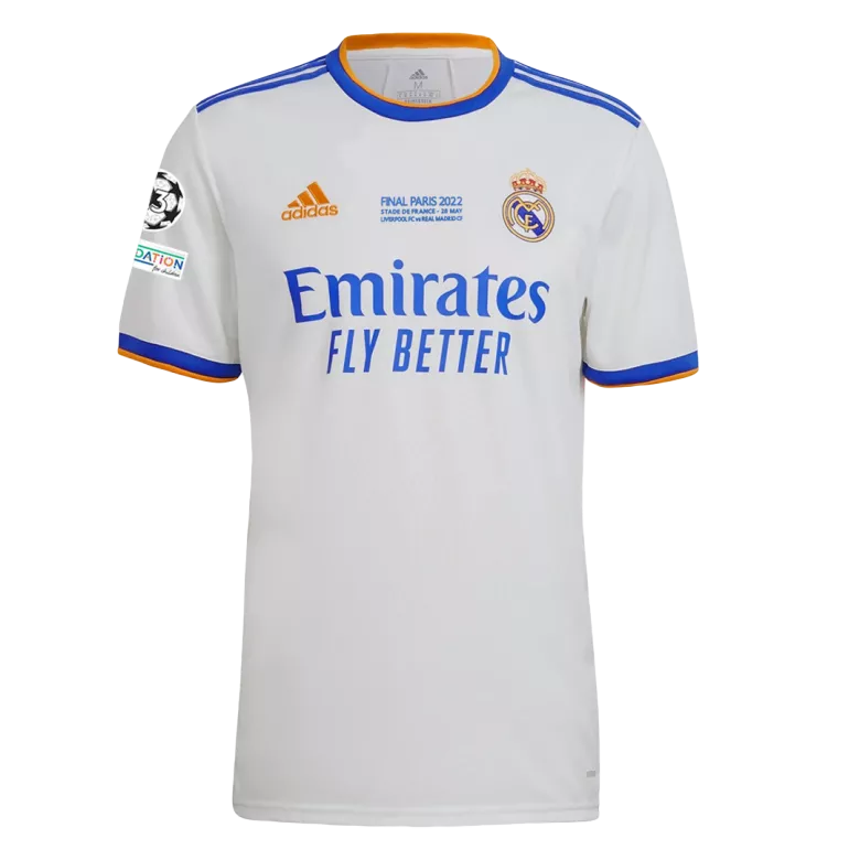 Real Madrid Home Soccer Jersey 2021/22 - UCL Final Version - vstockx