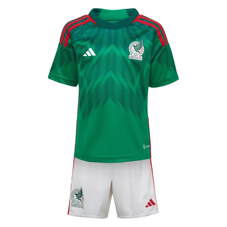 Mexico Home World Cup Kids Jerseys Kit 2022 - vstockx