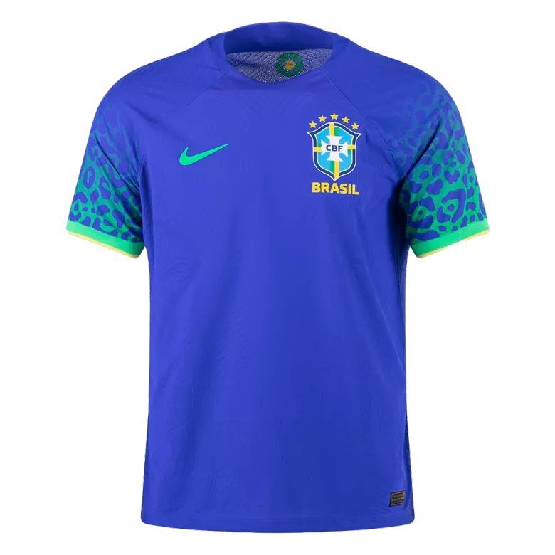 Brazil Away Authentic Soccer Jersey 2022 - vstockx
