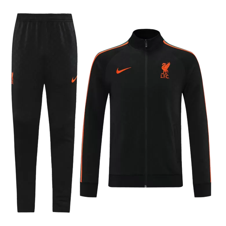 Liverpool Jacket Tracksuit 2021/22 Black - vstockx