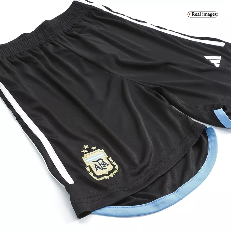 Argentina Home Soccer Shorts 2022 - Three Stars - vstockx