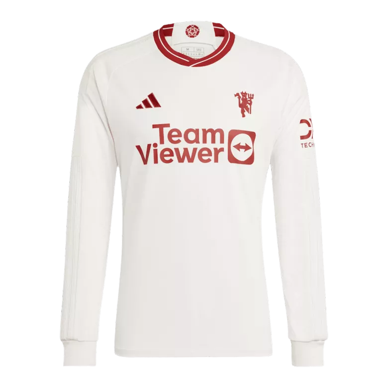 Manchester United Third Away Long Sleeve Soccer Jersey 2023/24 - vstockx