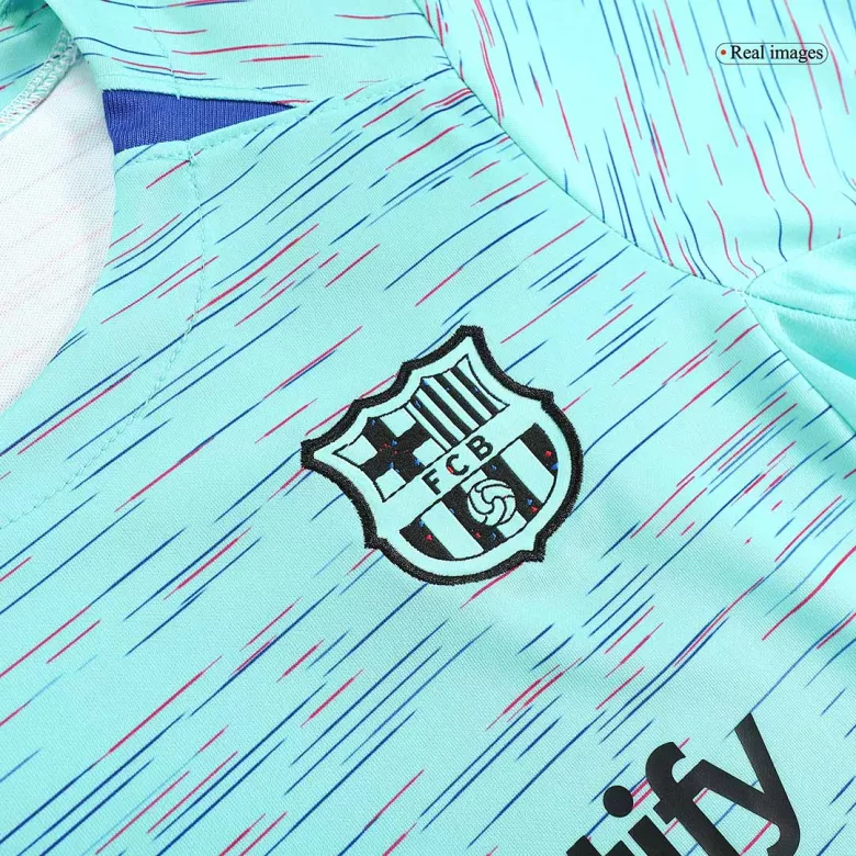 Barcelona Third Away Kids Soccer Jerseys Kit 2023/24 - vstockx