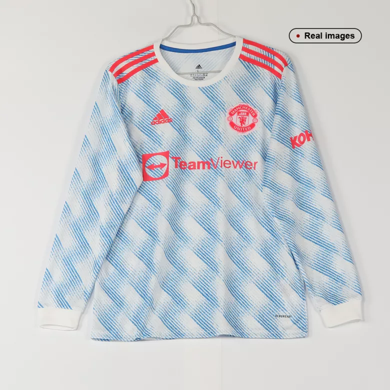 Manchester United Away Authentic Soccer Jersey 2021/22 - vstockx
