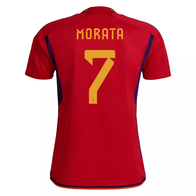 MORATA #7 Spain Home Jersey World Cup 2022 - vstockx