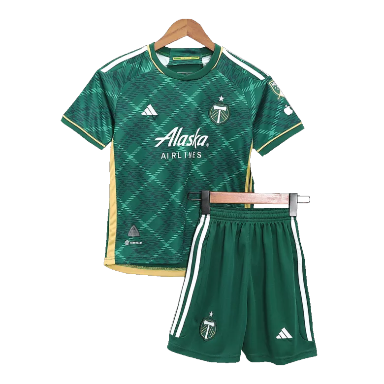 Portland Timbers Home Kids Jerseys Kit 2023 - vstockx
