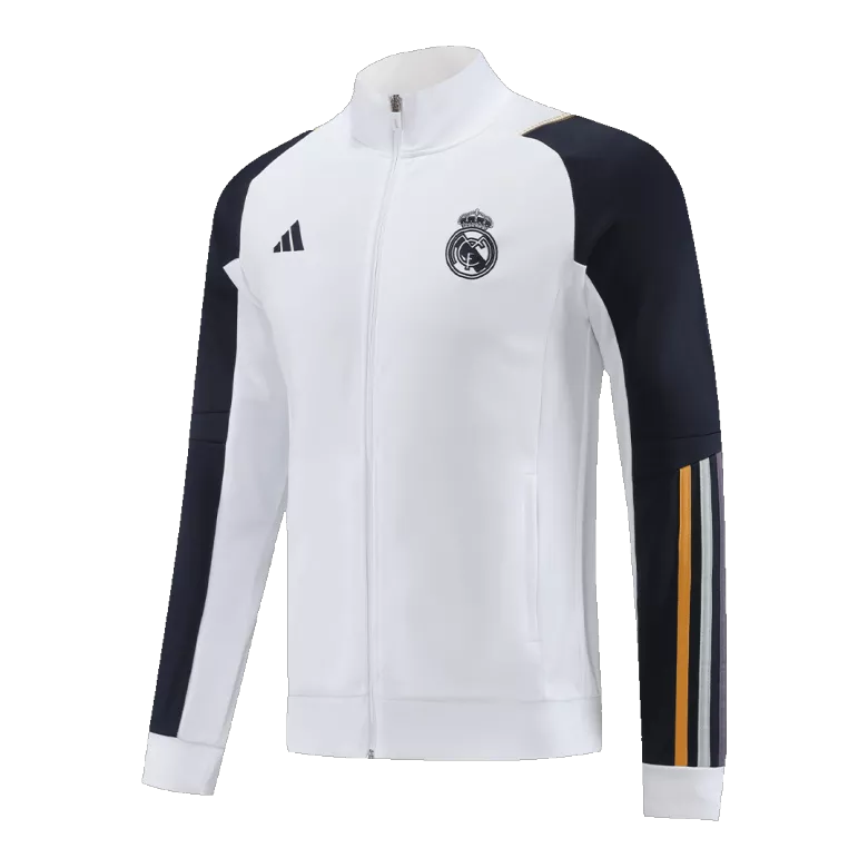 Real Madrid Jacket Tracksuit 2023/24 White - vstockx