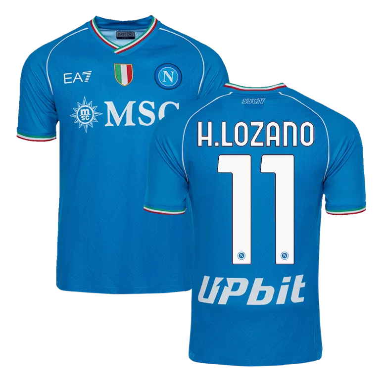 H.LOZANO #11 Napoli Home Soccer Jersey 2023/24 - vstockx