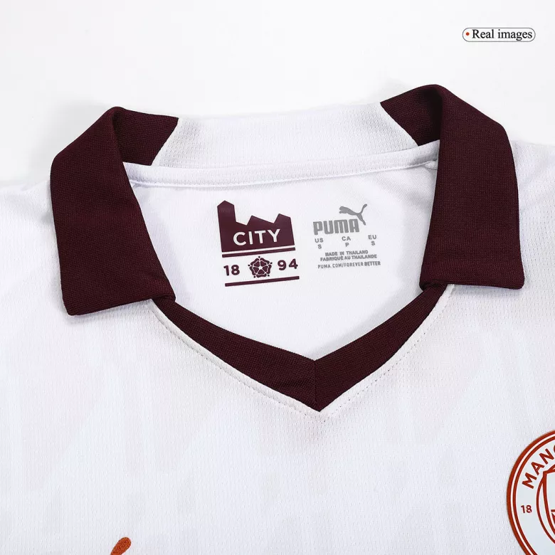 Manchester City Away Long Sleeve Soccer Jersey 2023/24 - vstockx