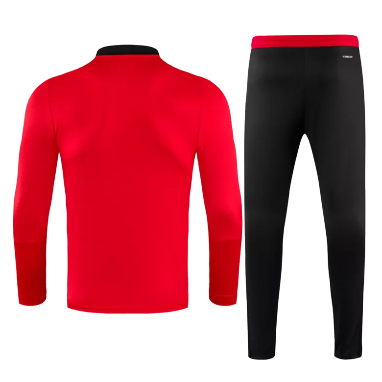 Manchester United 1/4 Zip Tracksuit 2021/22 Red - vstockx