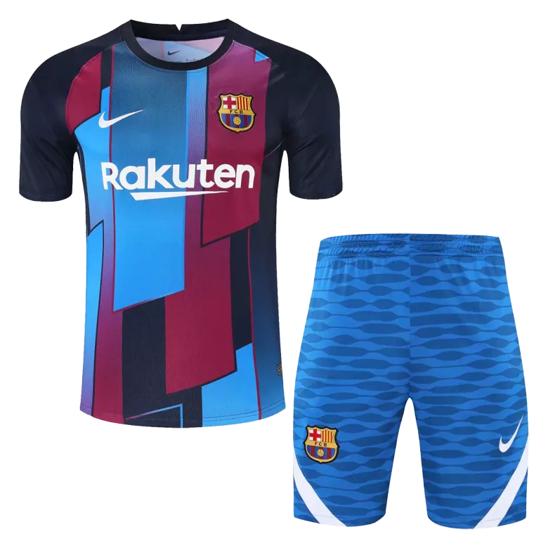 Barcelona Pre-Match Jerseys Kit 2021/22 - vstockx