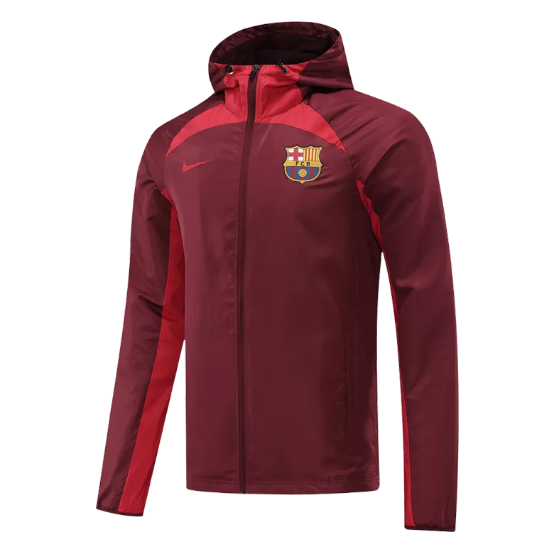 Barcelona Windbreaker Hoodie Jacket 2022/23 - vstockx