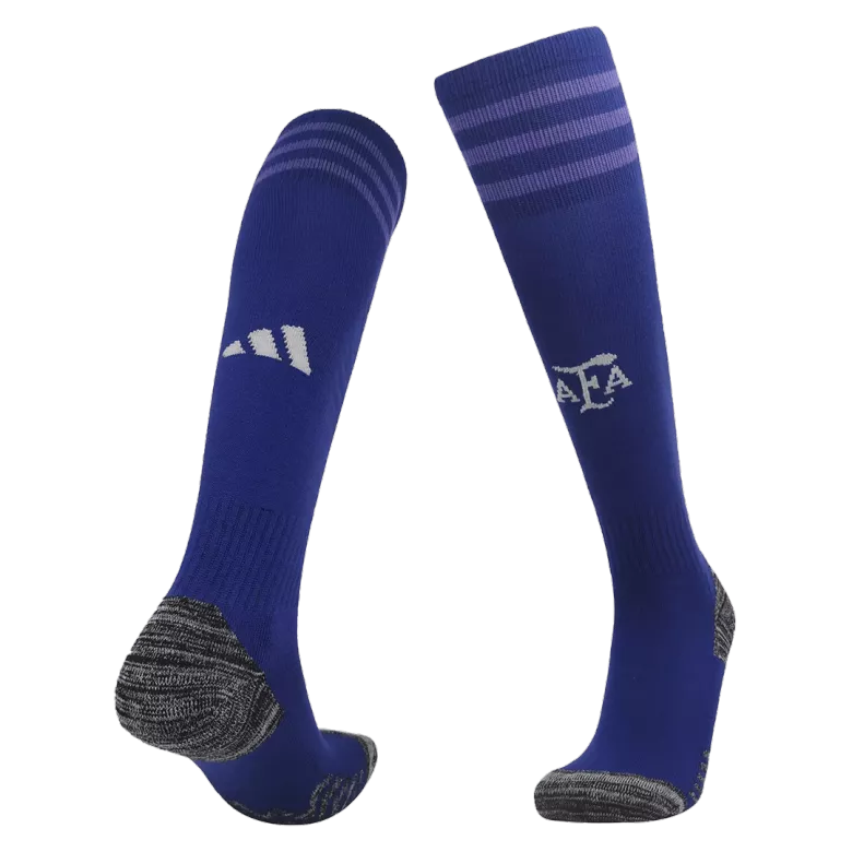 Argentina Away Soccer Socks 2022 - vstockx