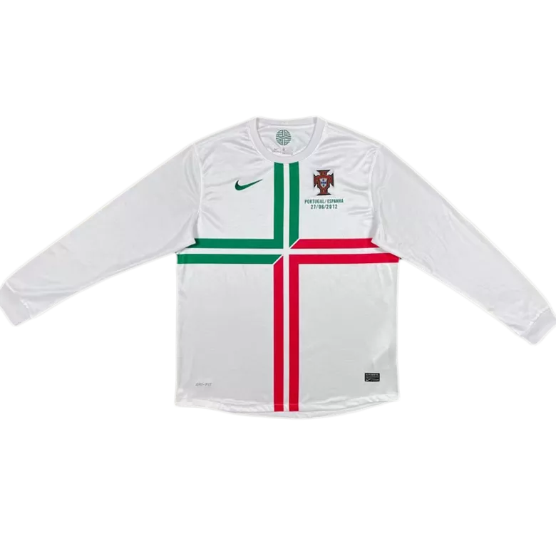 Vintage Soccer Jersey Portugal Away Long Sleeve 2012 - vstockx