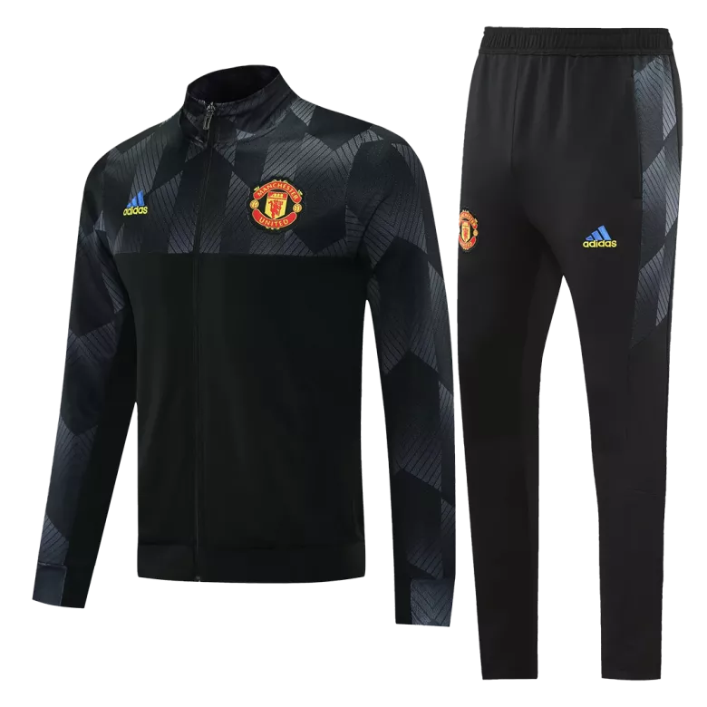 Manchester United Tracksuit 2021/22 Black - vstockx