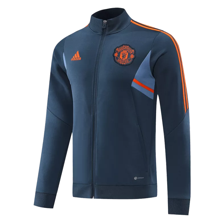 Manchester United Track Jacket 2022/23 - Blue&Gray - vstockx
