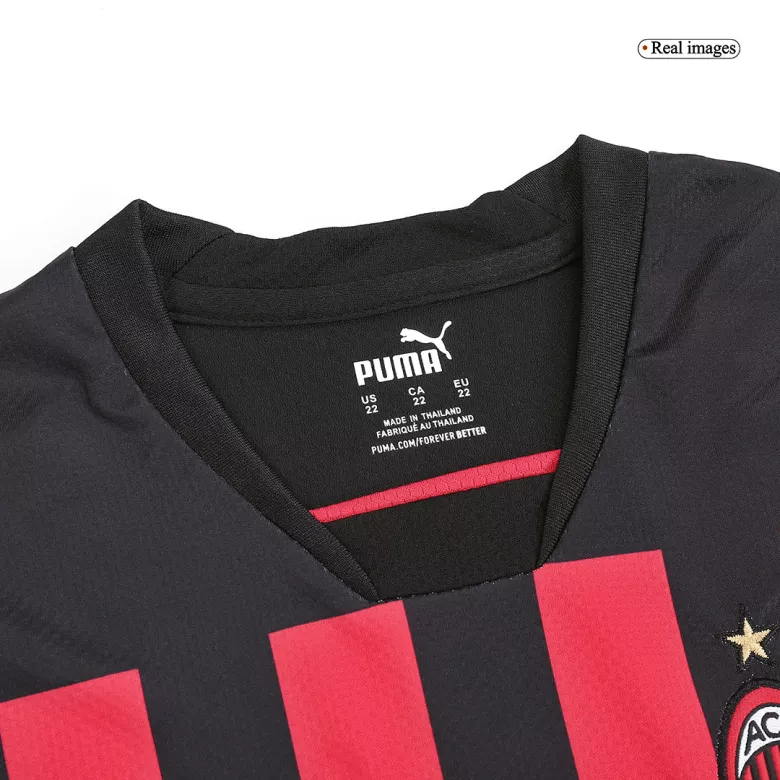 AC Milan Home Kids Soccer Jerseys Kit 2022/23 - vstockx