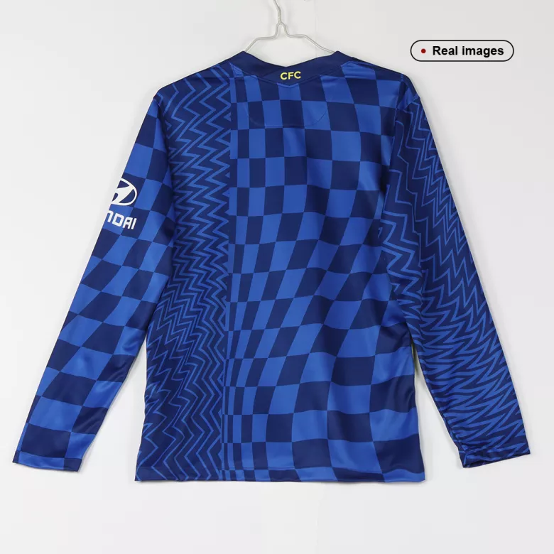 Chelsea Home Long Sleeve Soccer Jersey 2021/22 - vstockx