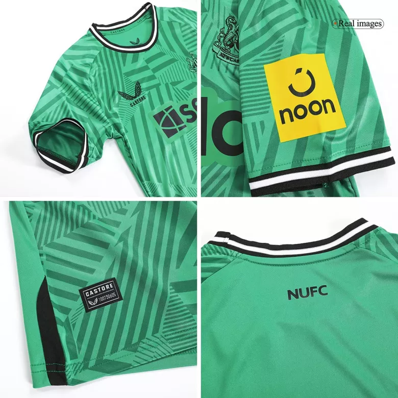 Newcastle United Away Kids Soccer Jerseys Kit 2023/24 - vstockx