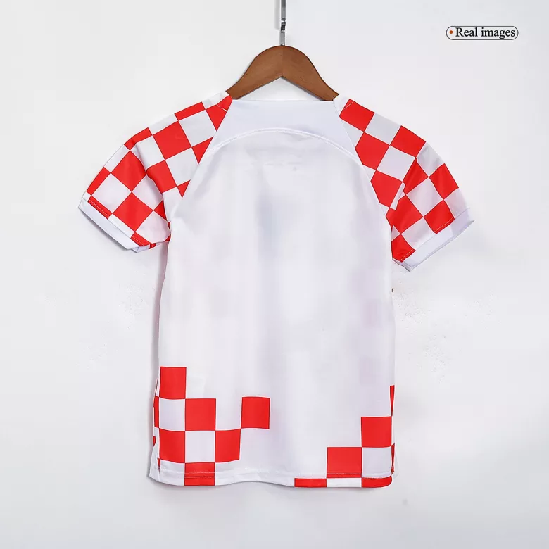Croatia Home World Cup Kids Jerseys Kit 2022 - vstockx