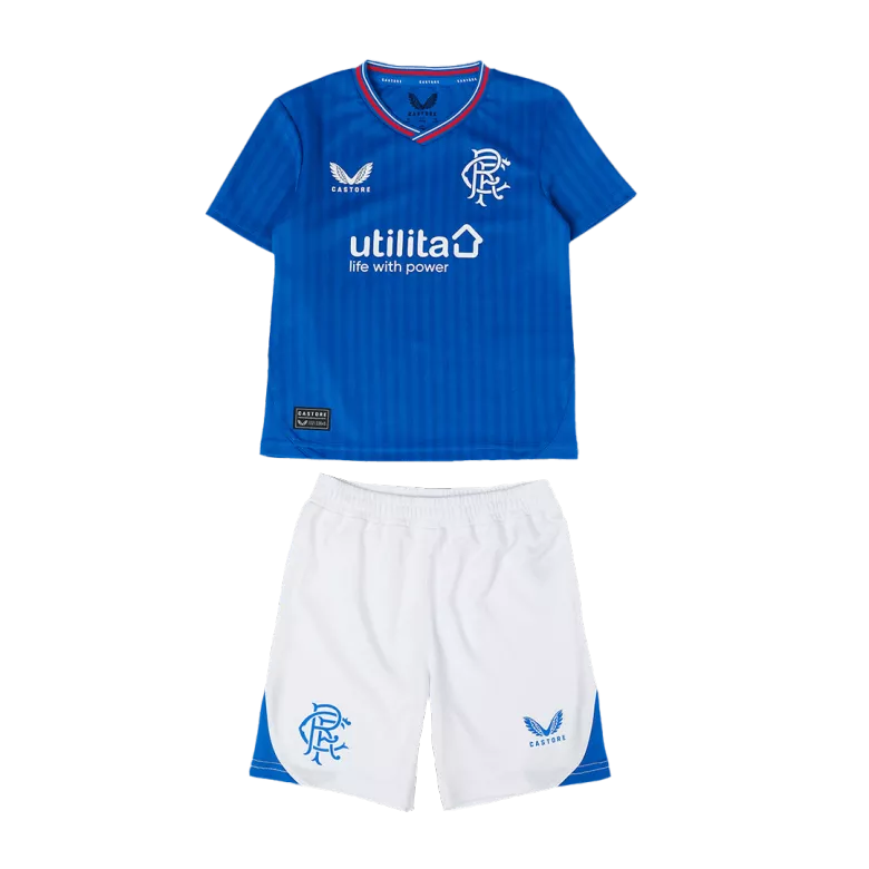 Glasgow Rangers Home Kids Jerseys Kit 2023/24 - vstockx