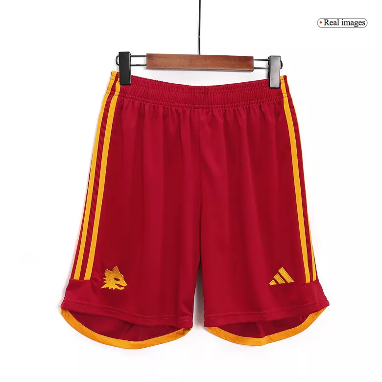 Roma Home Soccer Shorts 2023/24 - vstockx
