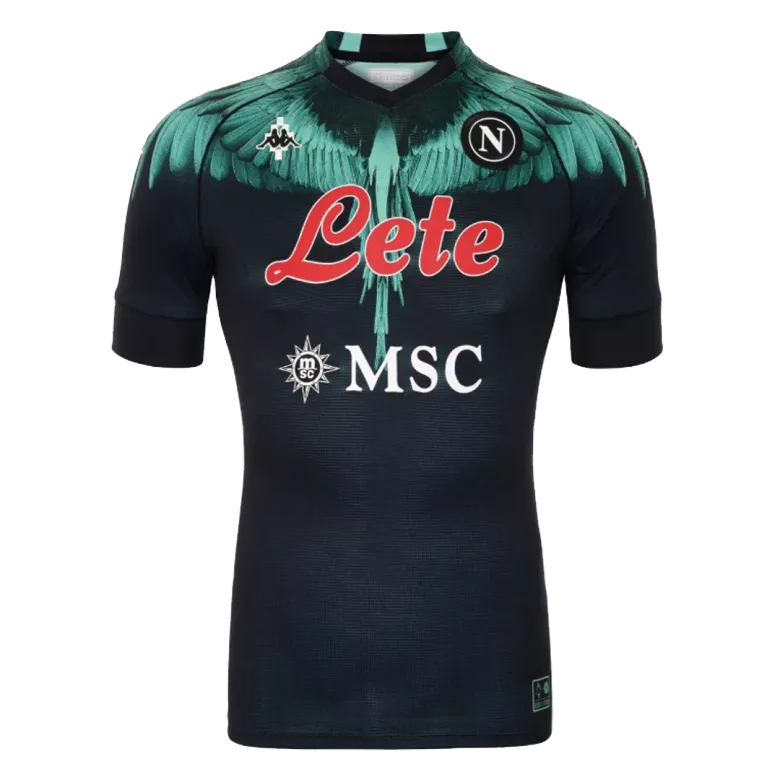 Napoli Maglia Gara Burlon Limited Edition Authentic Soccer Jersey 2021 - vstockx