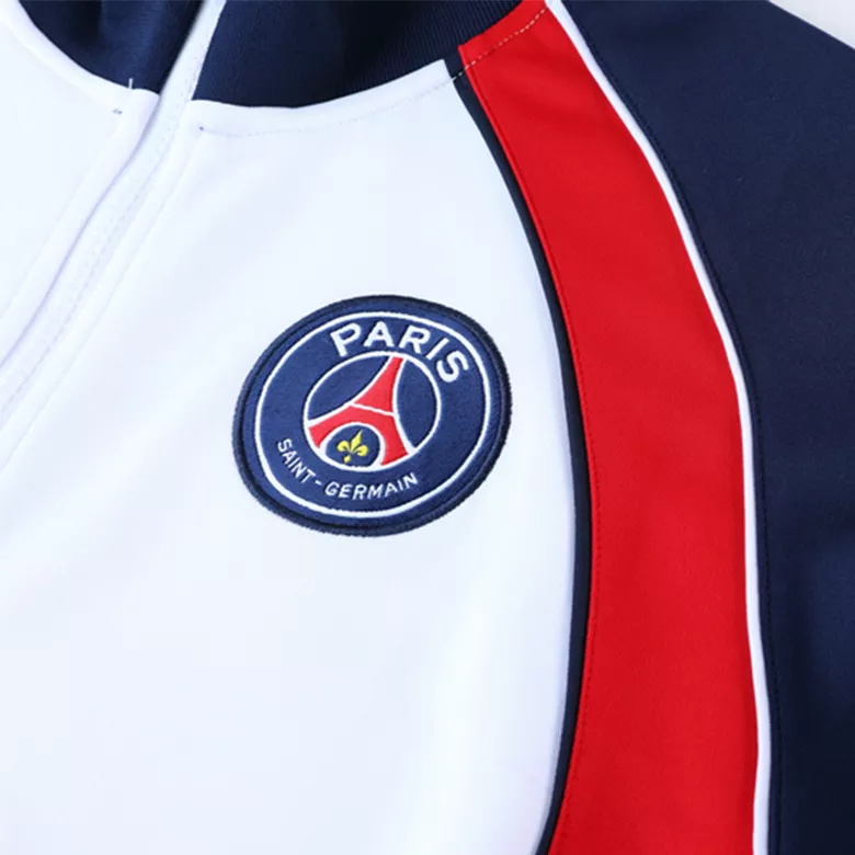 PSG Pre-Match Track Jacket 2021/22 - White&Dark blue - vstockx