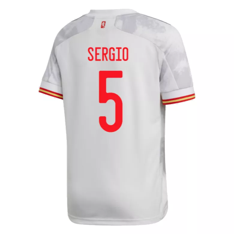 SERGIO #5 Spain Away Soccer Jersey 2020 - vstockx