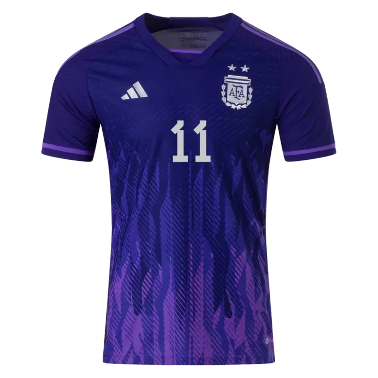 DI MARIA #11 Argentina Away Authentic Jersey World Cup 2022 - vstockx