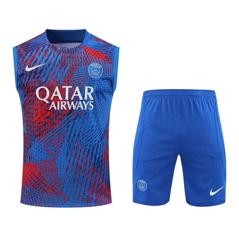 PSG Jerseys Sleeveless Training Kit 2022/23 - vstockx