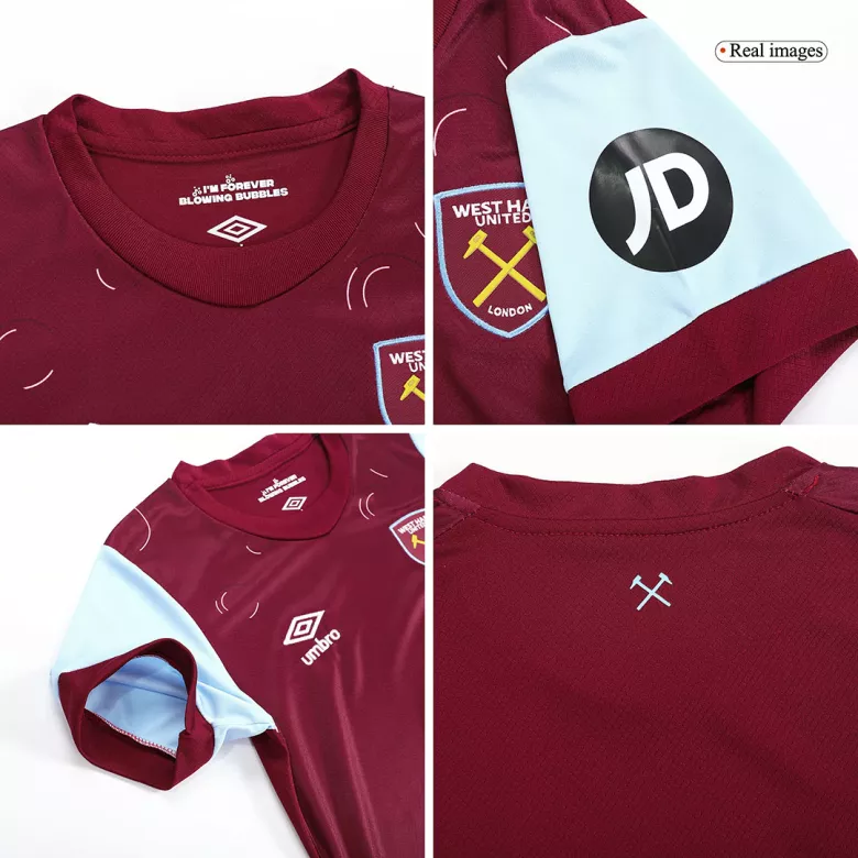 West Ham United Home Kids Soccer Jerseys Kit 2023/24 - vstockx