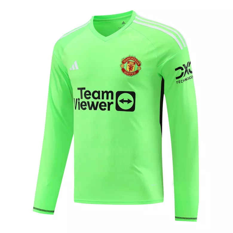 Manchester United Goalkeeper Long Sleeve Soccer Jersey 2023/24 - vstockx