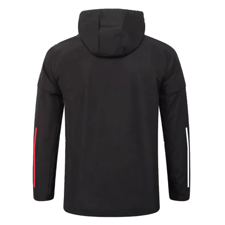 Bayern Munich Hoodie Windbreaker Jacket 2020/21 - Black - vstockx