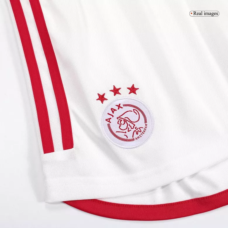 Ajax Home Soccer Shorts 2023/24 - vstockx