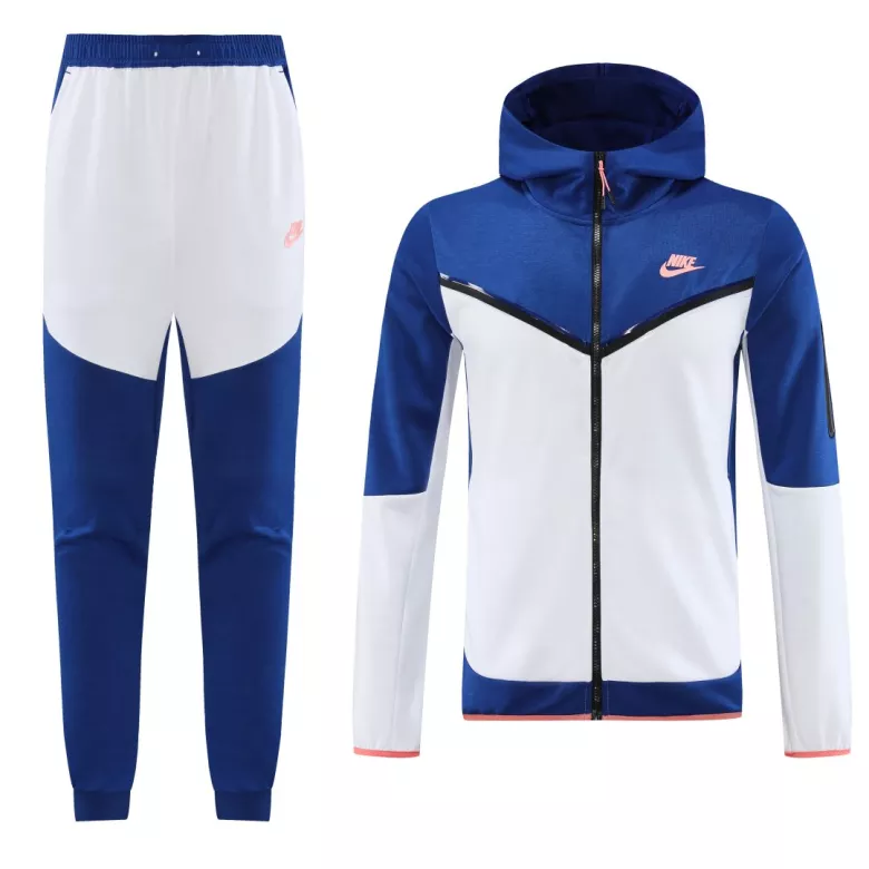 Customize Hoodie Training Kit (Jacket+Pants) Blue&White - vstockx