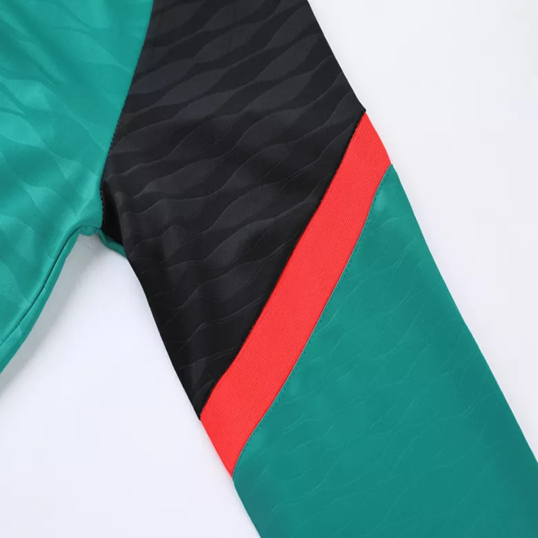 Liverpool 1/4 Zip Tracksuit 2021/22 Green - vstockx