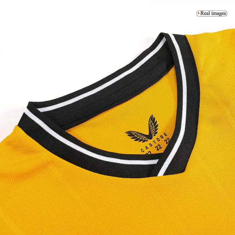 Wolverhampton Wanderers Home Kids Soccer Jerseys Kit 2023/24 - vstockx