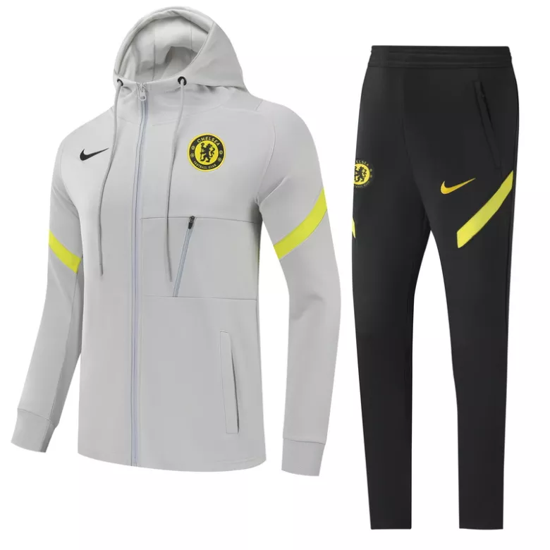 Chelsea Hoodie Tracksuit 2021/22 Gray - vstockx